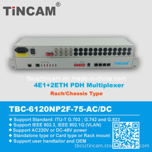 4e1+2eth Pdh Multiplexer Chassis Type